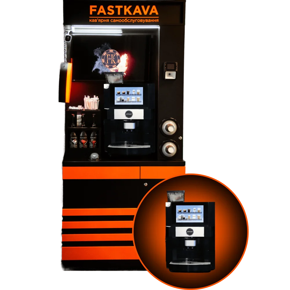 Кофейня самообслуживания Красная Jetinno JL22